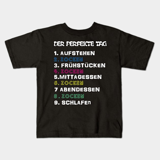 Spruch Gaming Zocken Konsole Gamer Kleidung Co. Kids T-Shirt by Ambrosius